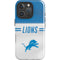 NFL Detroit Lions White Striped iPhone 16 Pro Impact Case